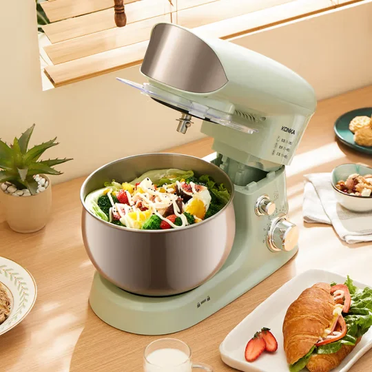 Kangjia multi-functional kitchen machine small household and dough machine kneading automatic egg and milk mixer, Morandi Green