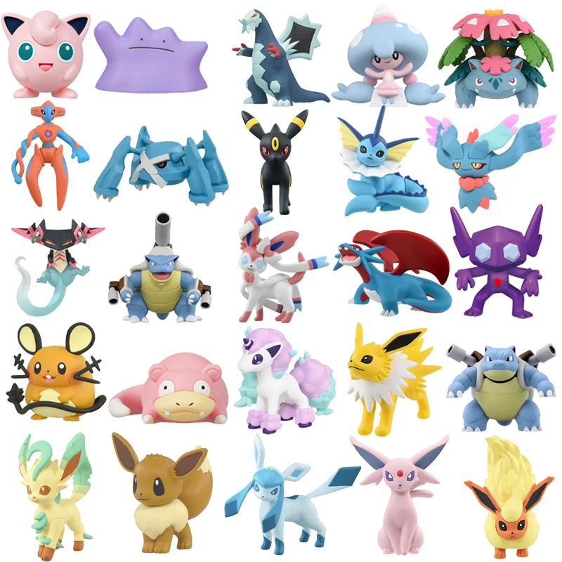 

Original Tomy Takara Pokemon Jigglypuff Action Figurine Toy Sableye Slowpoke Deoxys Mega Venusaur Christmas Gifts For Children