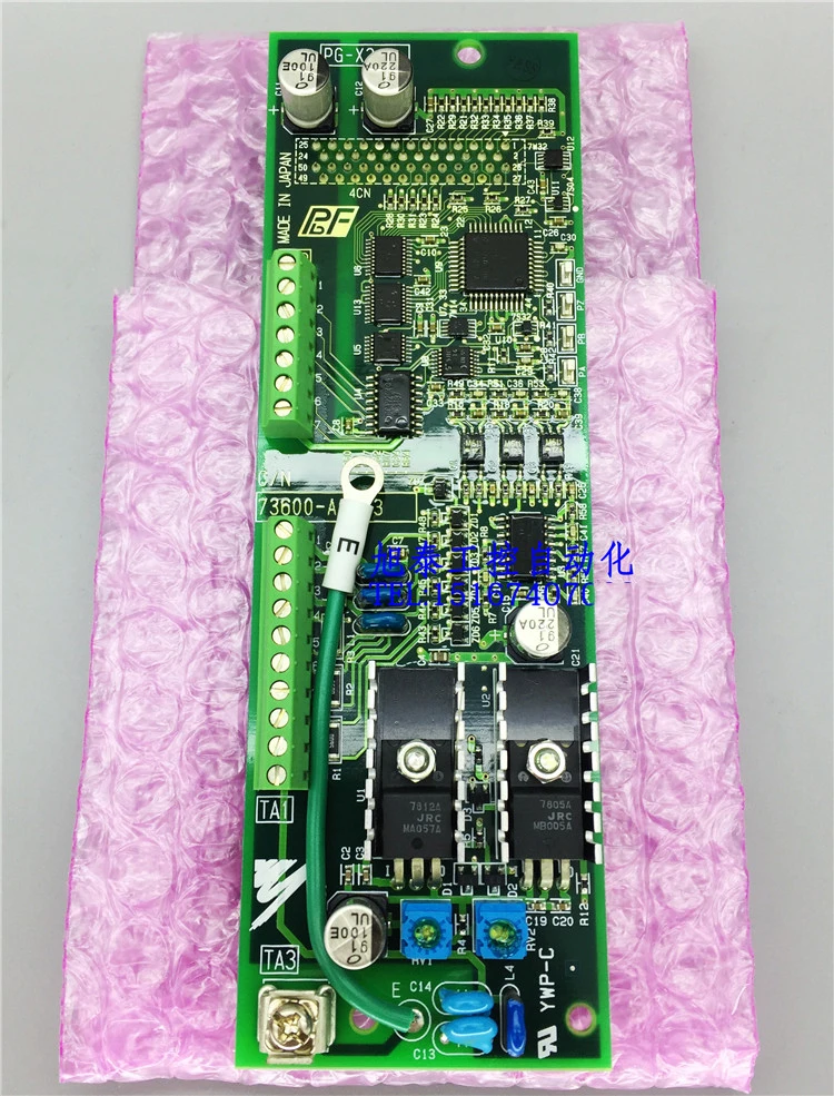 100% New Original Yaskawa Variable Frequency Drive PG Card PG-X2 Encoder Speed Measurement Card Compatible with Yaskawa G7 L7