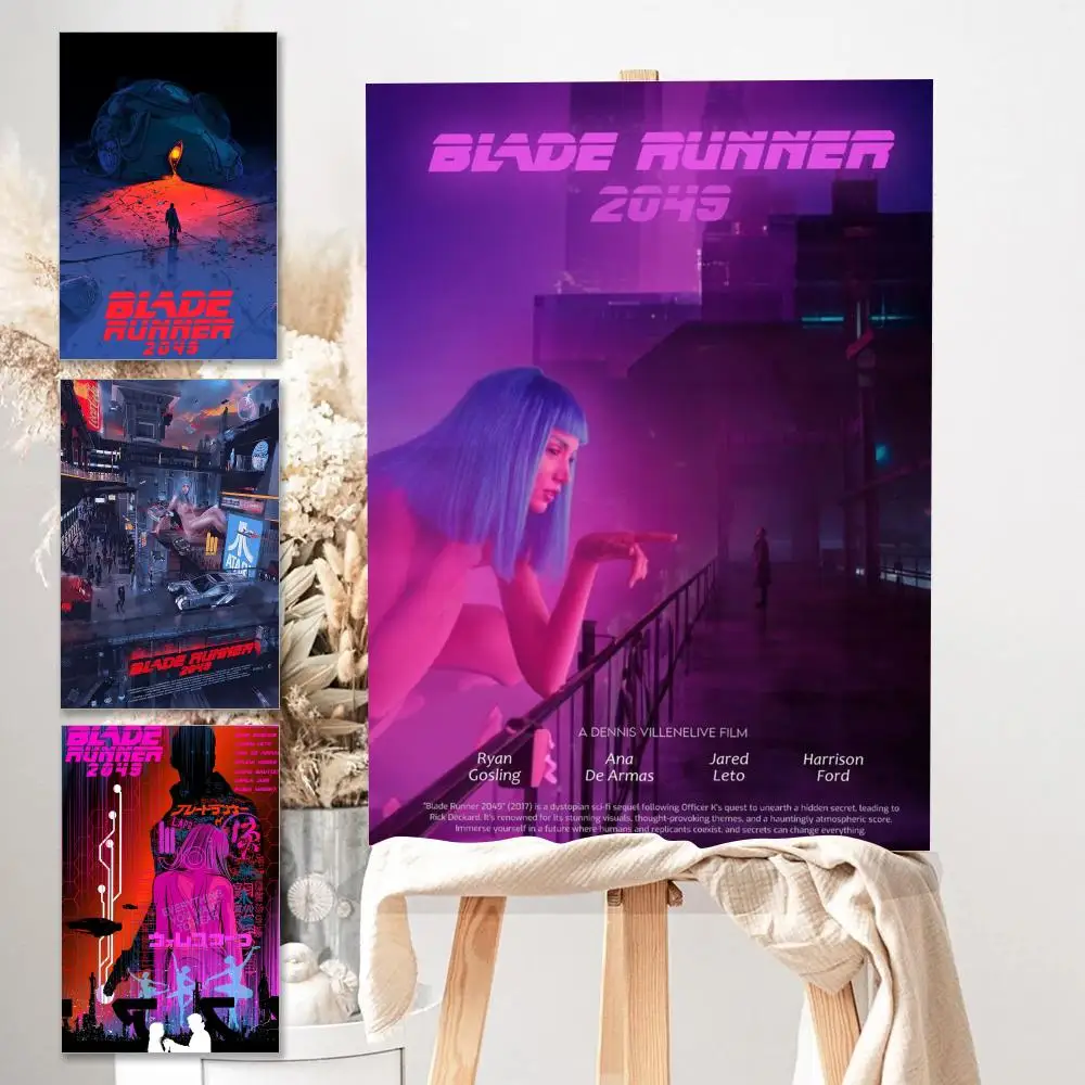 Pôster hd anime tema quente cantor/ost/filme-à prova d'água autoadesivo decoração de casa clássico filme blade runner 2049