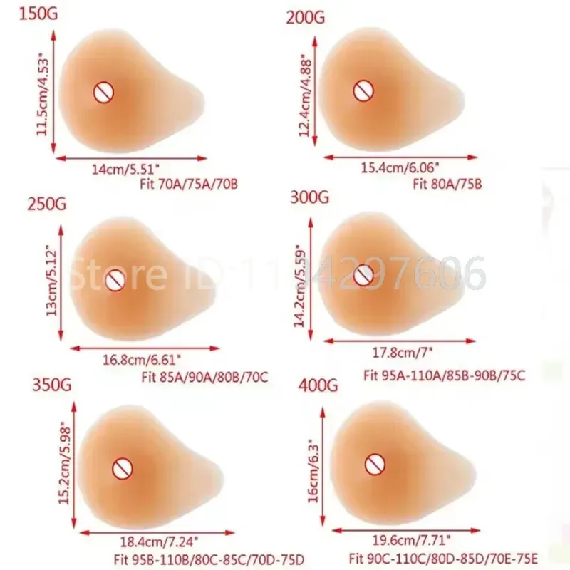 Breast Prosthesis for Cancer Surgery Fake Boobs Artificial Silicone Breast Forms Realistic Woman Mastectomy Female Chest Enhance