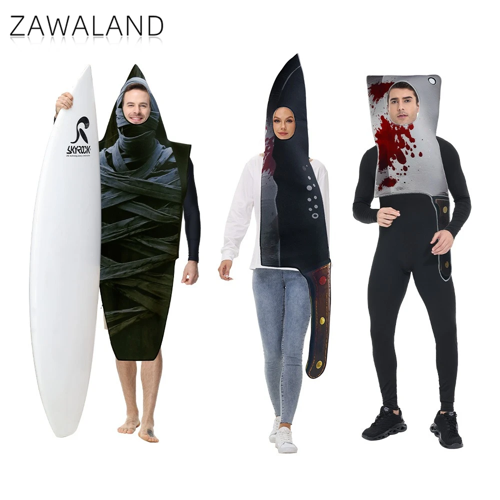 

Halloween Bloody Knife 3D Printed Cosplay Costume Adult Stage Performance Prop Carnival Party Disguise Clothes Simulated Outfits