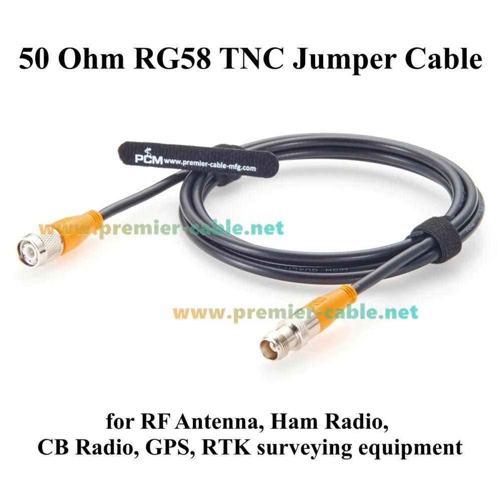 TNC-Stecker auf TNC-Buchse RG58 Koaxialkabel 50 Ohm Verlustarmes HF-Koaxialkabel für Antennen, Amateurfunk, CB-Funk, GPS, WLAN, 4G LTE – Detail 6