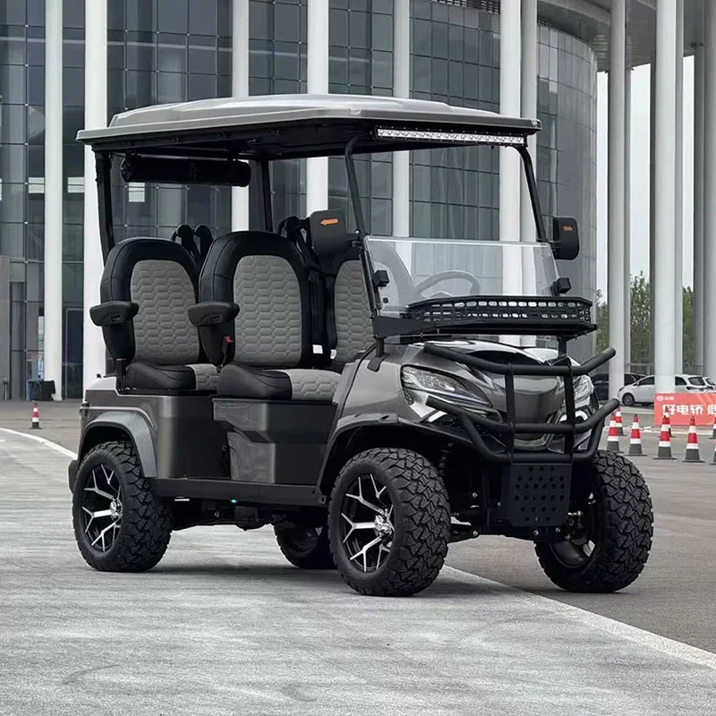 2025 New 60V 72V Lithium Battery Electric Golf Cart for Club Car 3-4 Seats DOT CE Certified