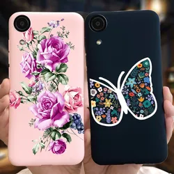 For Samsung Galaxy A03 Core Case A032F Soft Silicone Flower Phone Case For Samsung A03S A03Core 2021 A035F A 03 Back Cover Coque