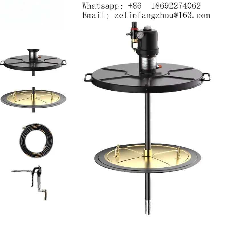 CAVITT 200L High Pressure Pneumatic Grease Pump Customizable Lubrication System Oil Grease Transfer Heavy Duty Kit OEM
