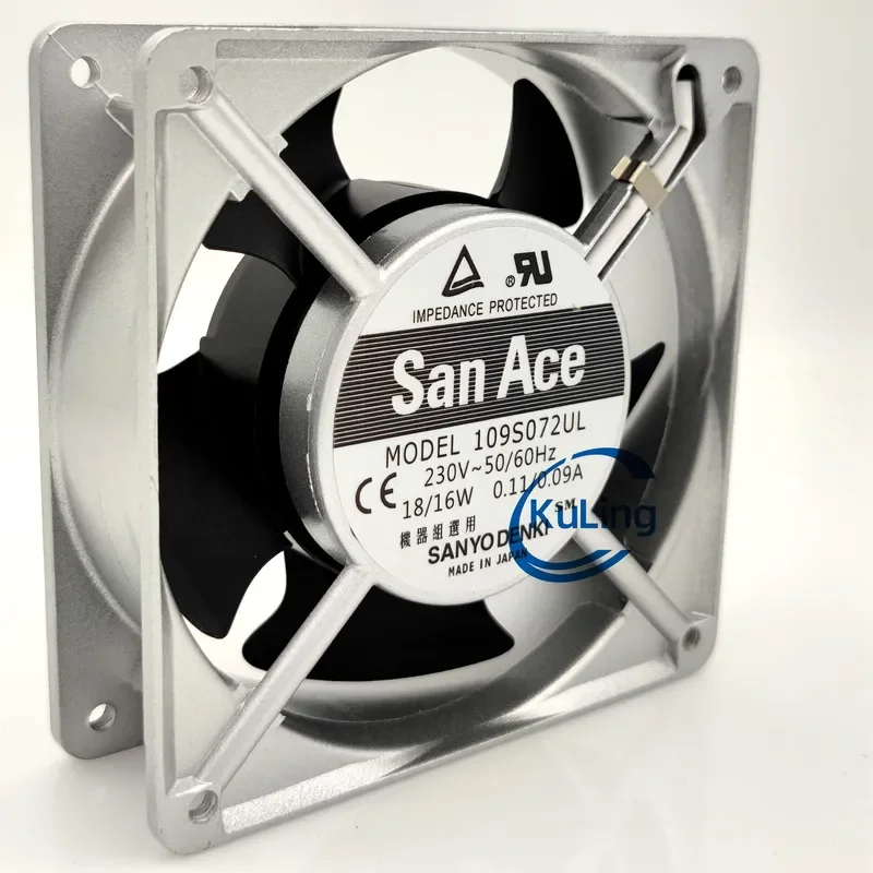New Cooling Fan for Sanyo 12CM 12038 230V 109S072UL High Air Volume Imported Fan