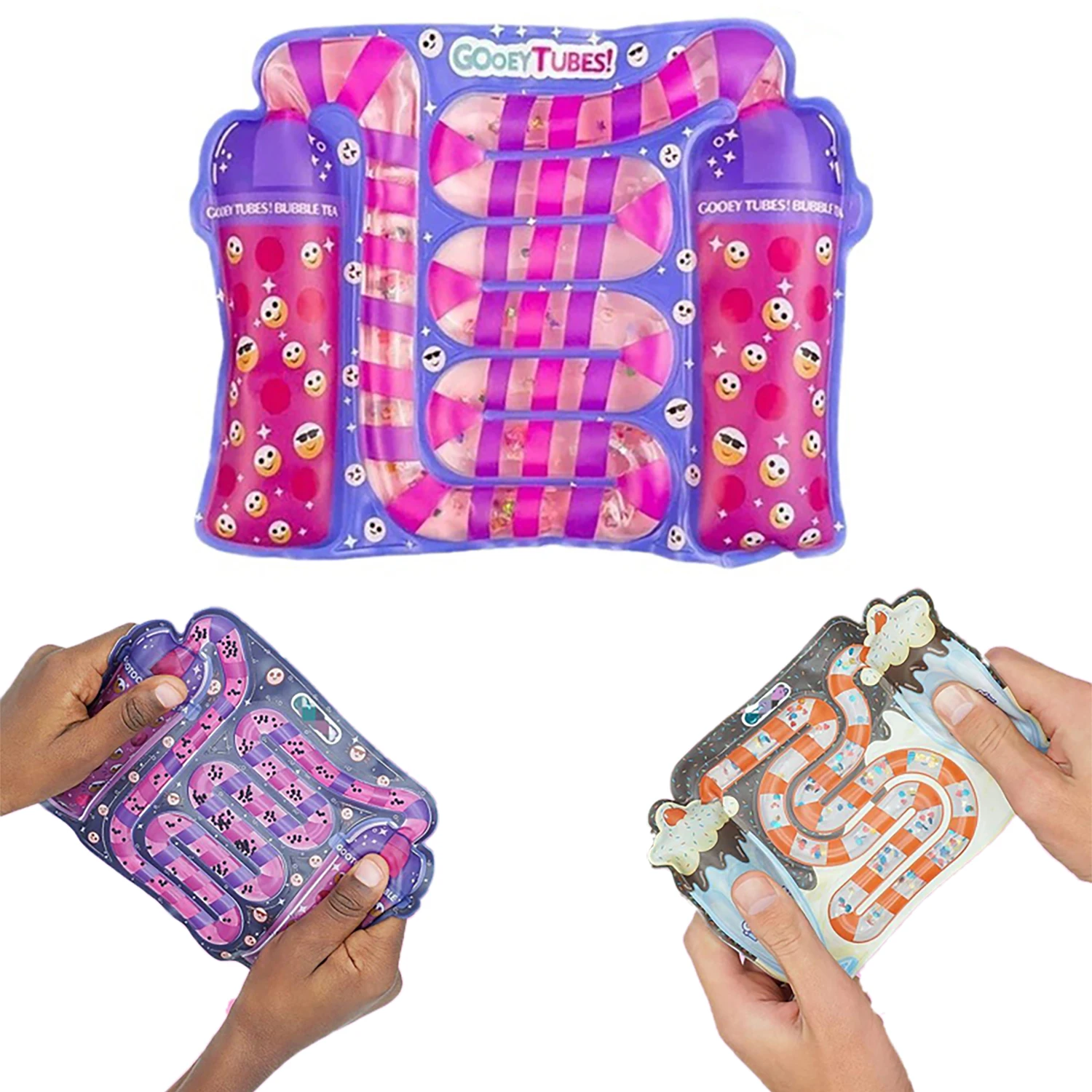 

Игрушка для снятия стресса: водный мешок с золотым порошком и течущим песком, сжимаемый для снятия напряжения, сенсорное развлечение для детей, водный мешок-пресс