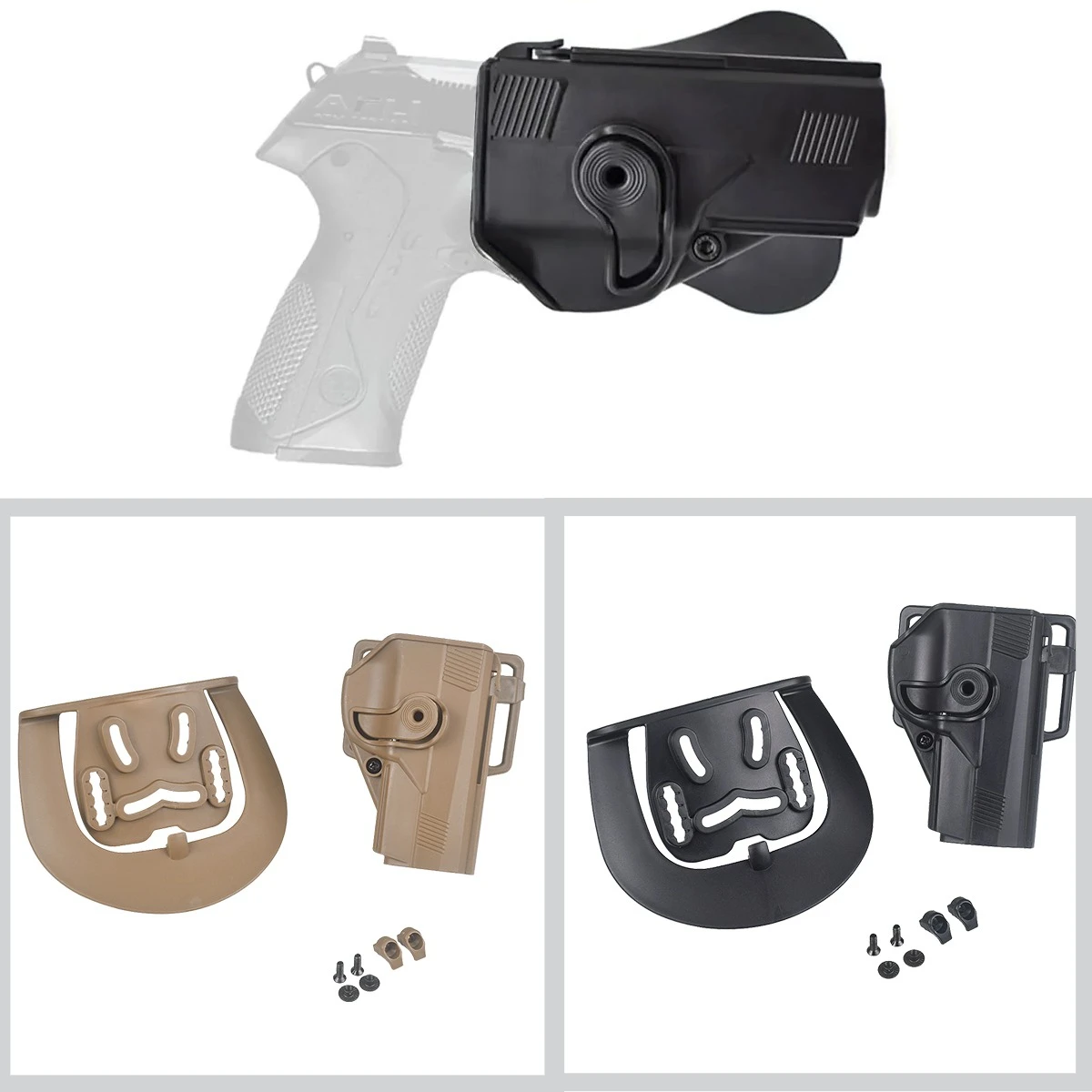 Funda táctica para pistola, funda de caza general para Glock 17 19 M9 Colt 1911 Sig Sauer P226 HK USP, accesorios