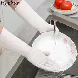 Summer Thin Gloves Food Grade Disposable Washing Tools  Anti-fouling Waterproof Anti-stab Housework Cleaning Long Glove Non-slip