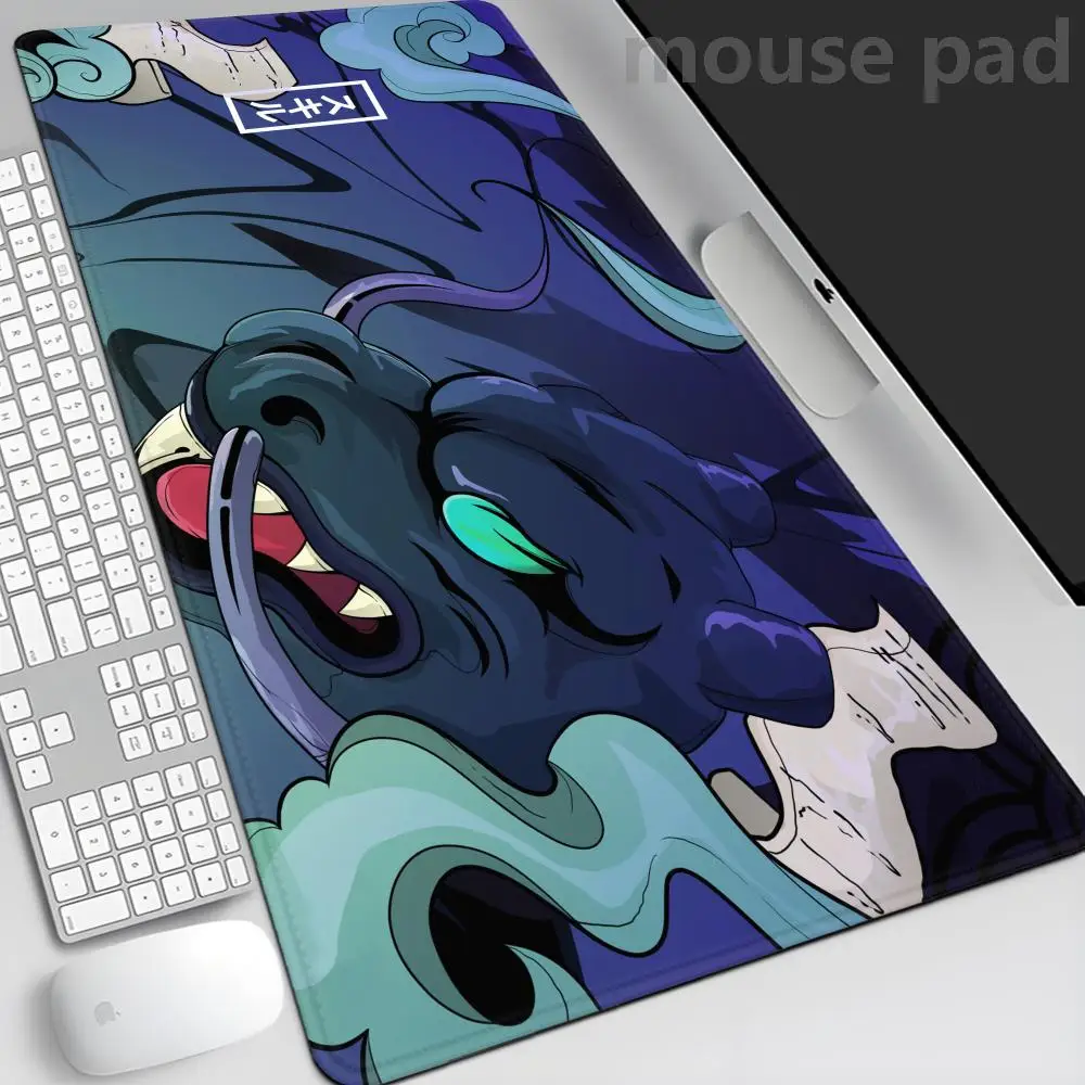 

Large Chinese Dragon Mouse Pad Gaming Accessories Anime Mause Rug Office Carpet Extended Mat Mousepad 900x400 Computer Desks