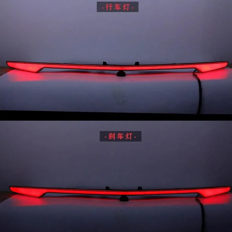 الباب الخلفي الخلفي من خلال الضوء الخلفي لكاديلاك XT5 CT 5 XT6 CT6 17-24 تعديل LED تشغيل ضوء غاسل بدوره إشارة المصباح الخلفي