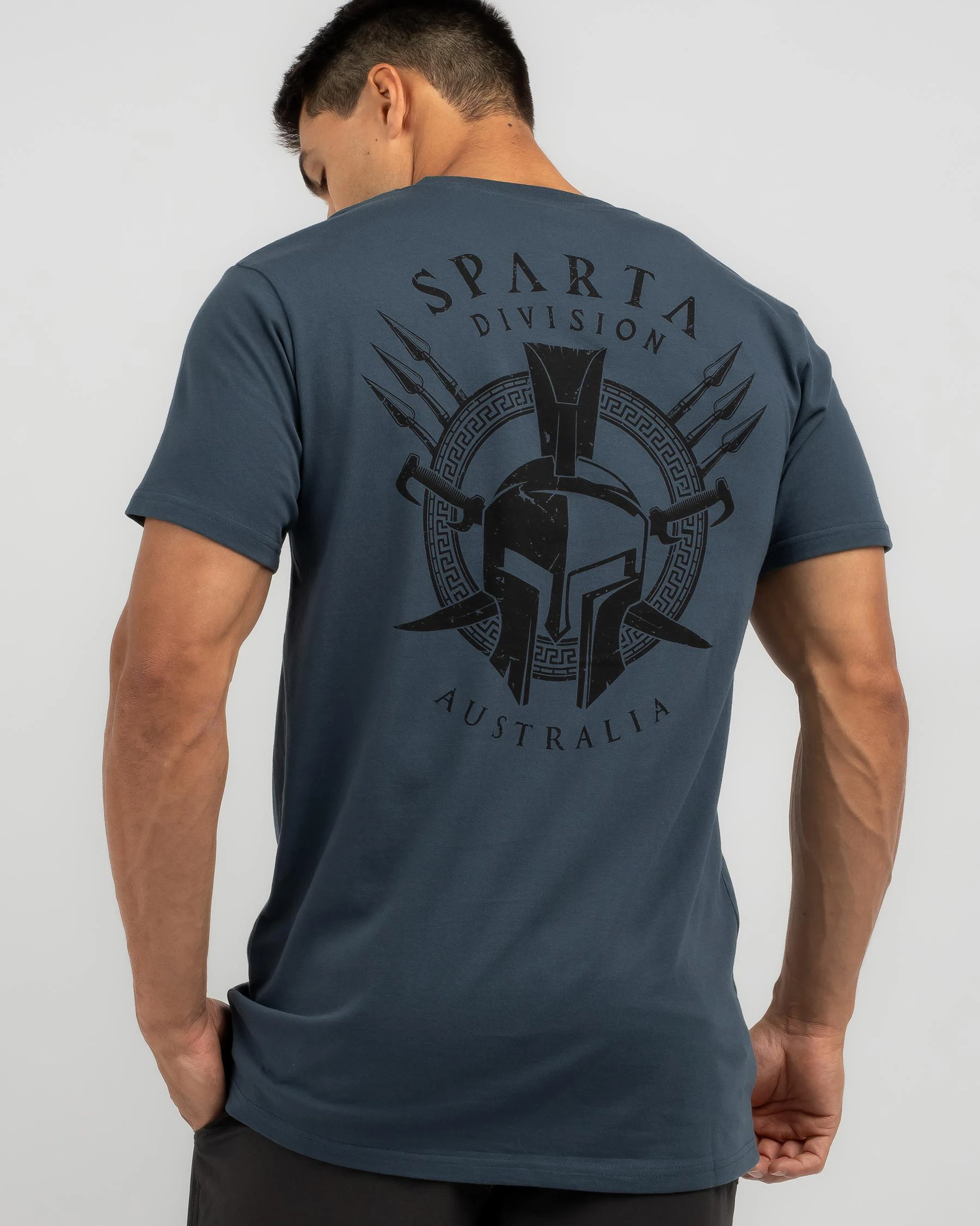 Sparta Division Australia T-Shirt 100% Cotton O-Neck Short Sleeve Summer Casual Mens T-shirt Streetwear