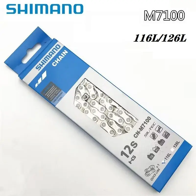 SHIMANO SLX CN M6100 M7100 126L 116L Chain 12-Speed Mountain Bike Bicycle Chain MTB/Road Bike Chains Bicycle Parts 100% Original