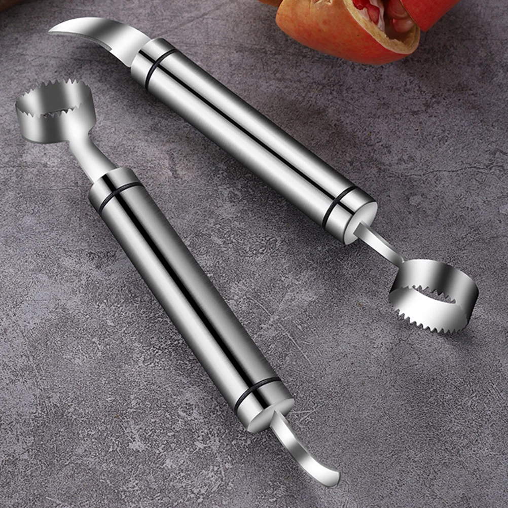 

Compact Pomegranate Opener Stainless Steel Fruit Peeler Tool Serrated Blade for Fast Processing Multifunctional Kitchen