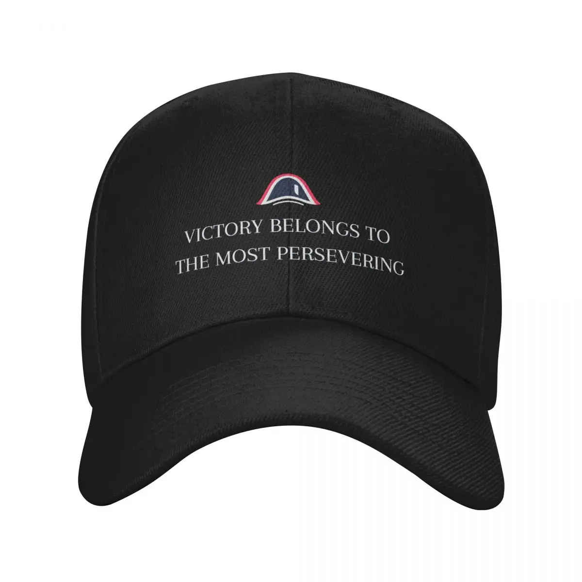 

Napoleon quote defea french history bicorne Baseball Cap Military Tactical Cap Thermal Visor Sun Hat For Children Girl Men's