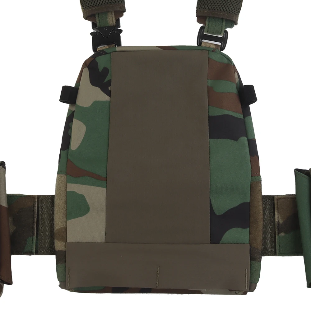Ferro V5 FCPC Tactical Plate Carrier with Triple 5.56 Magazine Pouch Molle Camouflage Hunting Airsoft Training Gear