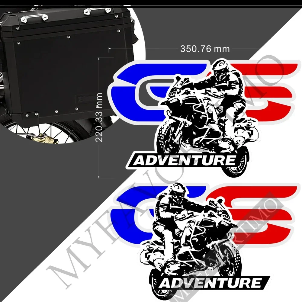 

For BMW R1200GS F850GS F800GS R1250GS F750GS G310GS R1150GS GSA HP Stickers Trunk Panniers Luggage Aluminium Cases Adventure