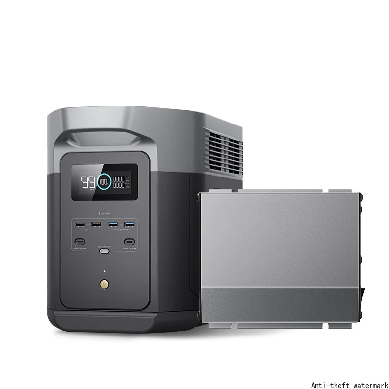 

DELTA2 Max + 500W Driving Fast Charging Backup Solar Panel Generator Lifepo4 Battery Flashlight Home Outdoor Camping RV