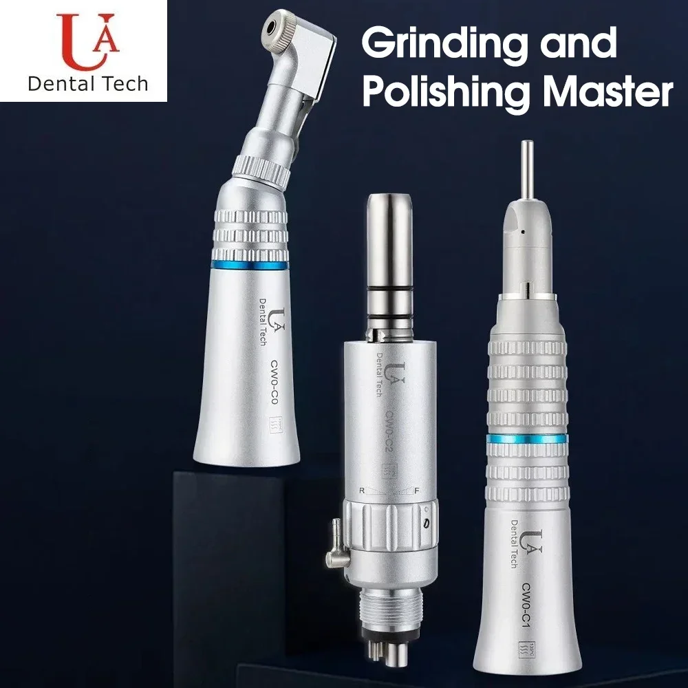 UA CW0 Dental Low-Speed Handpiece: External Water Air Path, Polishing Master, German Bearings, Stable Clip Structure, Low Noise