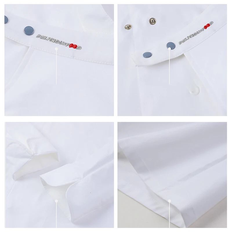 Catering roupas do chef hotel restaurante garçom uniforme cozinha padaria café mangas compridas camisas de trabalho serviço de alimentos jaqueta de cozinha