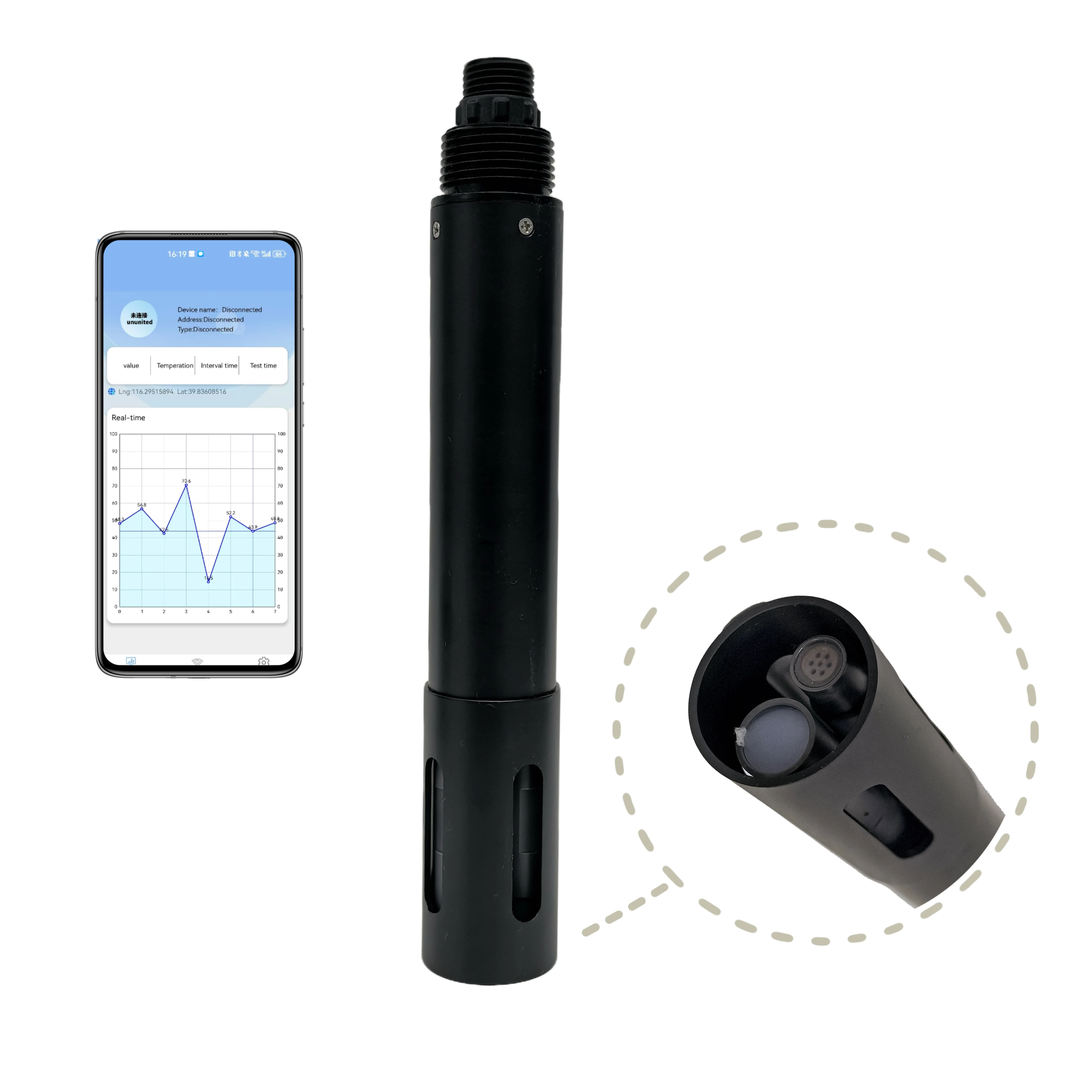 

RS485 NH4 Ammonia Nitrogen Sensor for Aquaculture Water Quality ing