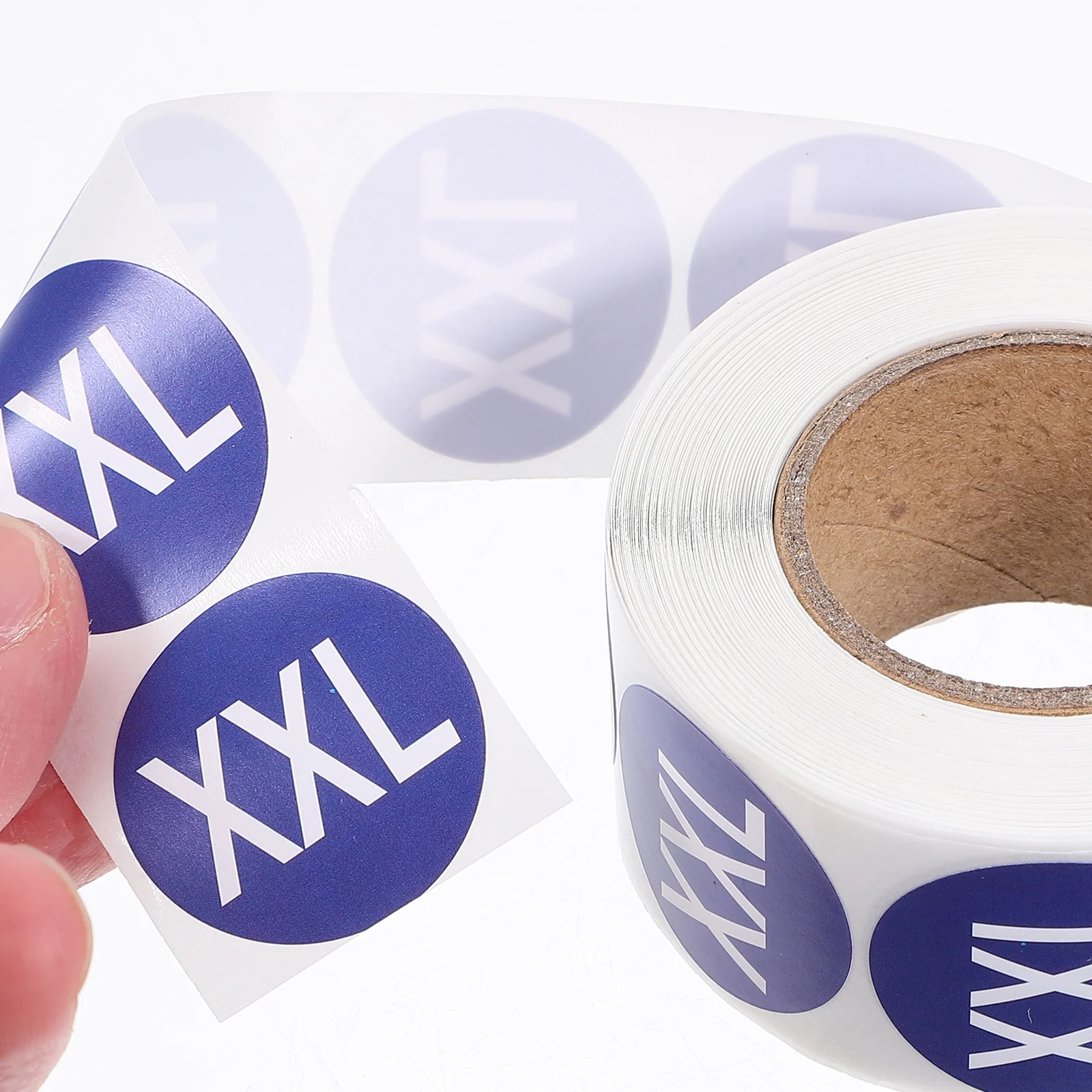 

7 Rolls Size Sticker Stickers Clothing Marker Garment Clothes Shirt Self-adhesive Coated Paper Label