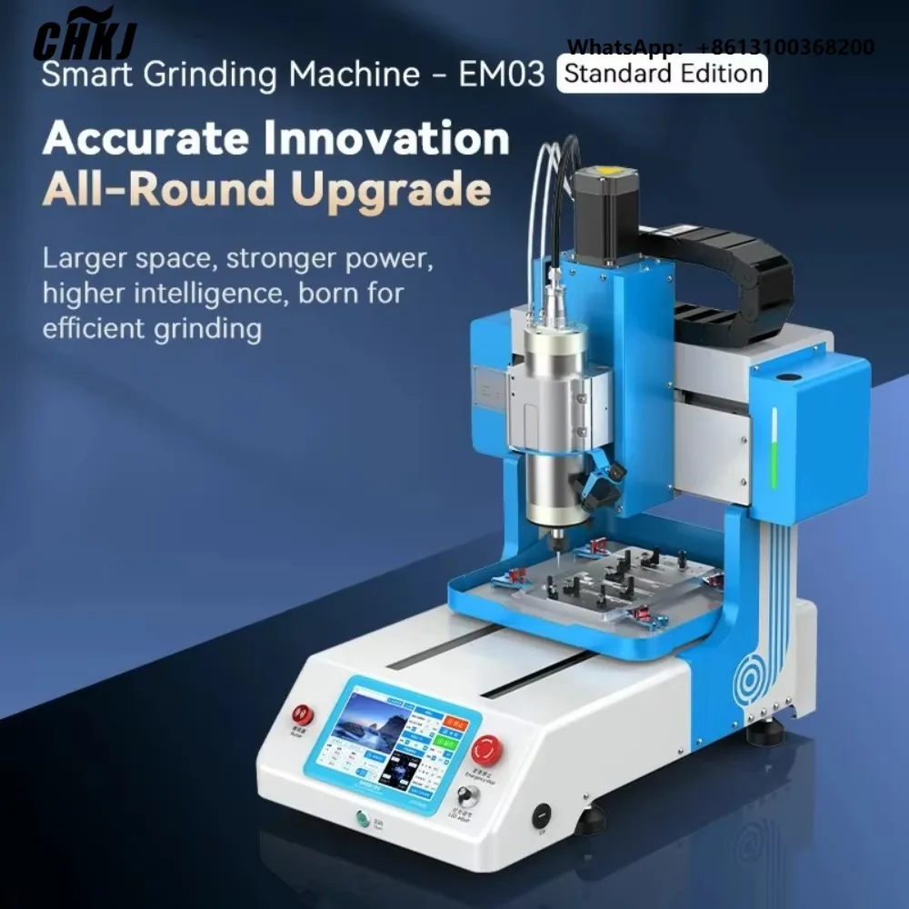 JC EM03 CNC main board chip machine + 6 pieces of molds for 11-15 front and rear grinding molds