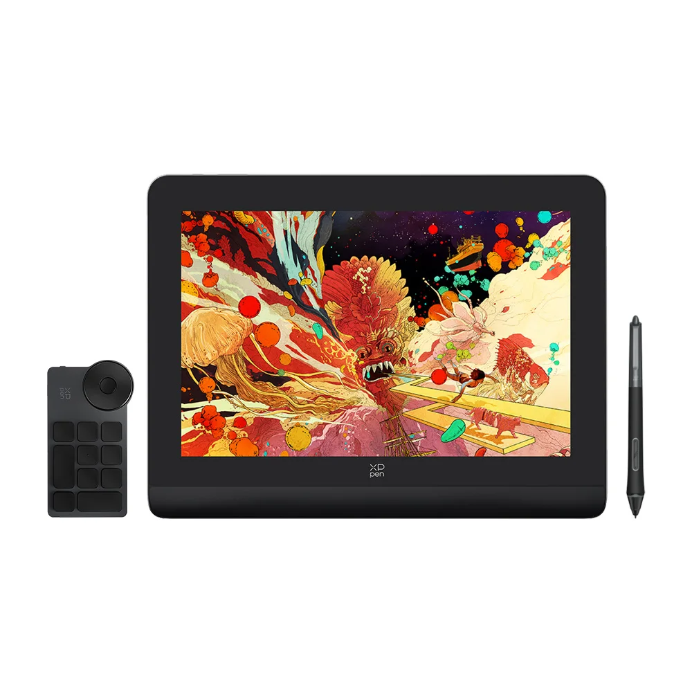 XPPen Artist Pro 14 16K Pressure Levels Graphic Tablet Monitor Free Keyboard Stand Support Tilt Android Windows Mac Eyes Comfort