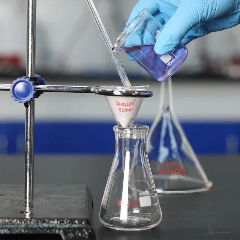  100 ورقة 11 سم ورق فلتر عالي السرعة متوسط السرعة، تحليل كيميائي من درجة الاختبار  #2