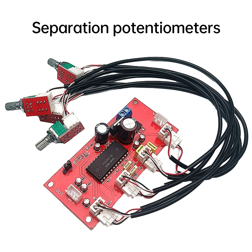 AC5-16V DC7-21V YSS247-D Tone Modulation Board High-Low Frequency Regulation Preamplifier Module Power Supply