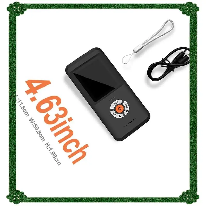 24-Hour Delivery EMF Meter, Rechargeable Digital Electromagnetic Field Radiation Detector Hand-Held Digital LCD EMF Detector