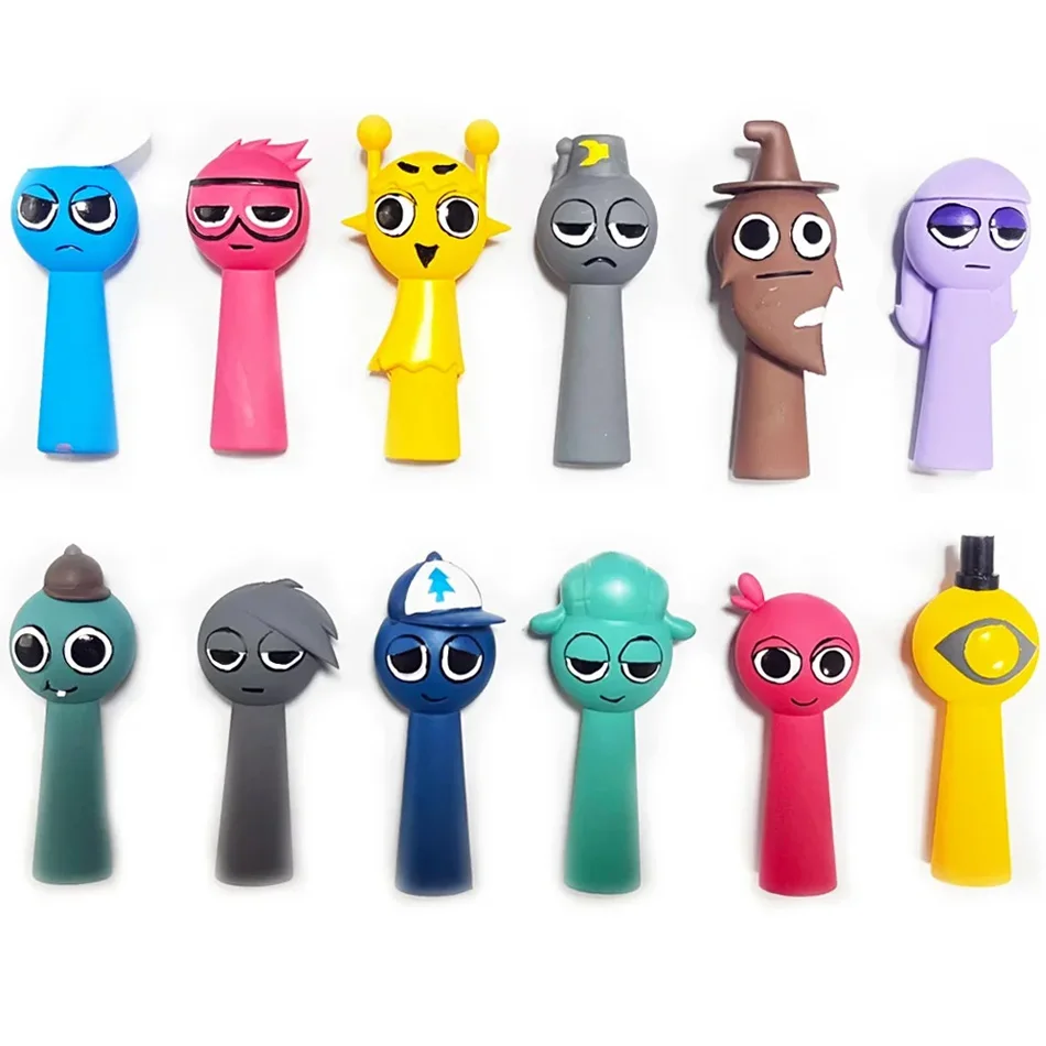 Hot 12 pz/set Sprunki Figure Modalità Giocattoli Sprunki box Action Figures Sprunki Gioco Cartoon Regali Di Compleanno Regalo Di Natale