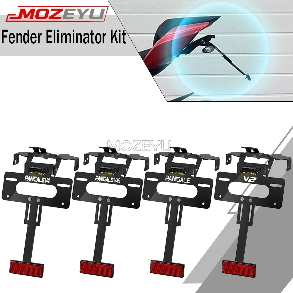

Motorcycle Tail Tidy Rear Bracket License Plate Frame Holder Fender For Ducati Panigale V4/S/R/Speciale V2 Streetfighter V2 V4 S