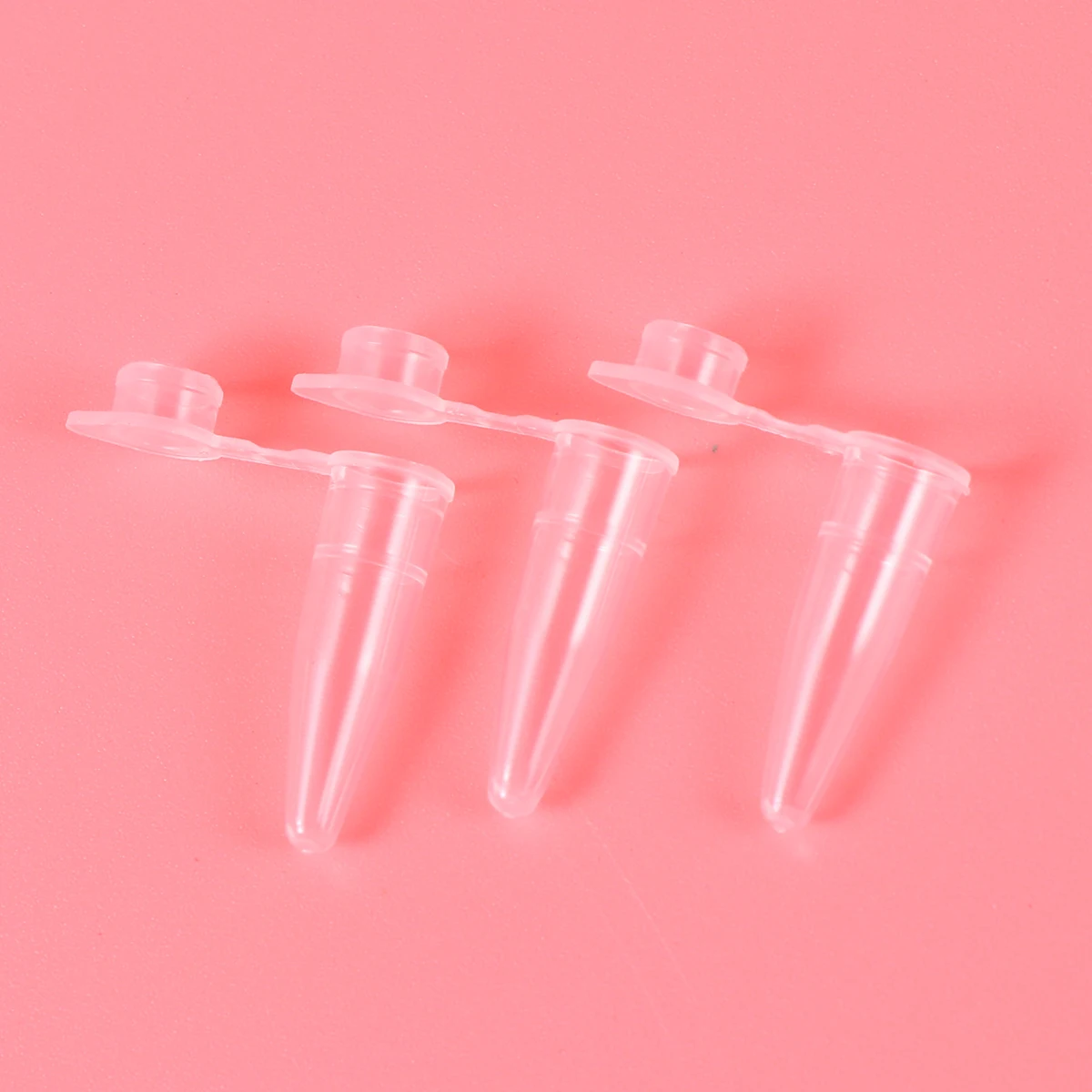 

1000 pcs 0 2ml Tubes Smooth Wall High Transparency Accurate Scale Elastic Lid Plastic Dropper Lab Supplies