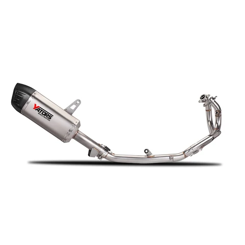 Для мотоциклов CRF1100L CRF1100: Модифицированная выхлопная система из нержавеющей стали, передняя и средняя соединительная труба, оригинальное соединение, для бездорожья