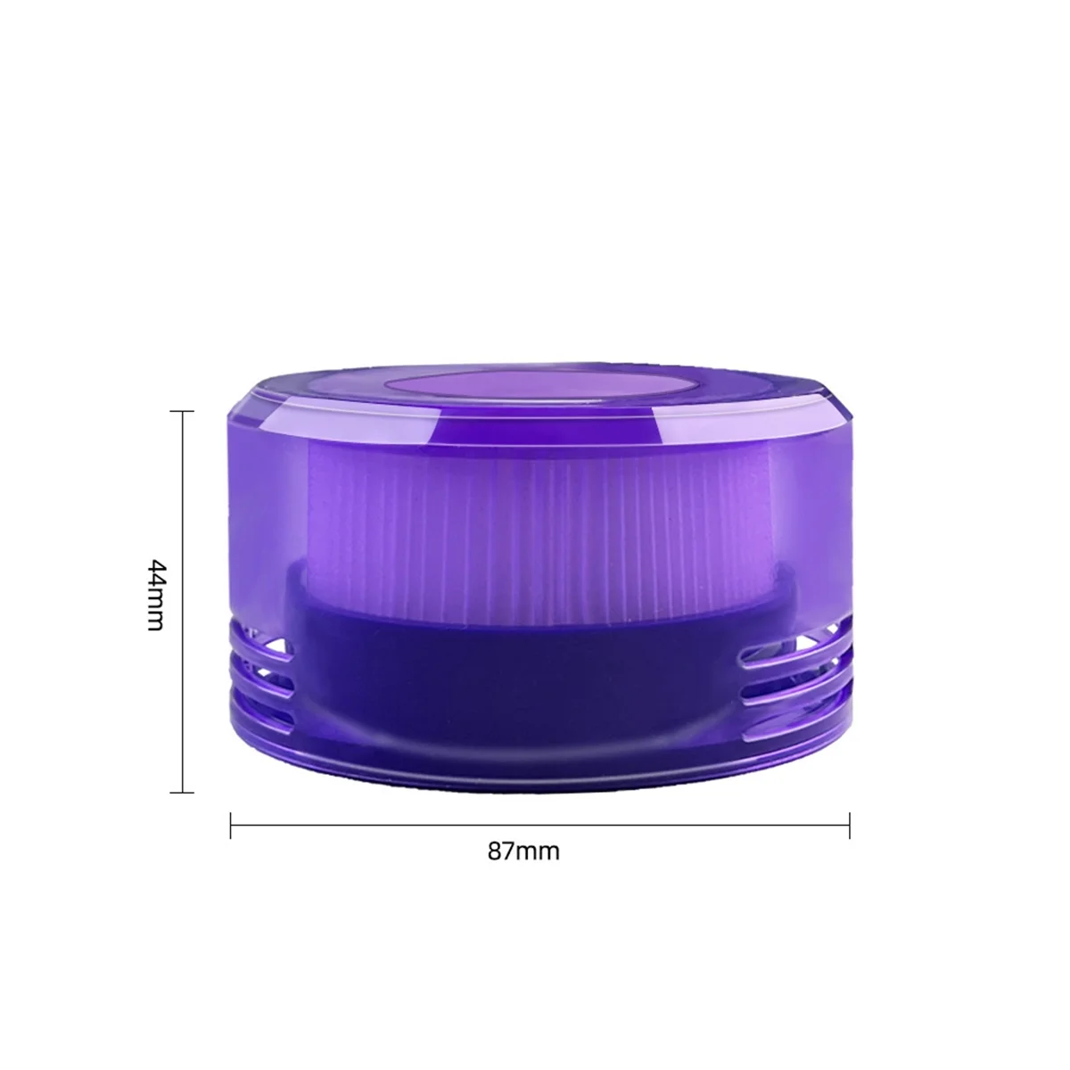 6PCS Replacement Attachments for V8 FOCUS Mattress Vacuum Cleaner Front Filter&Rear Filter Dusting Suction Head