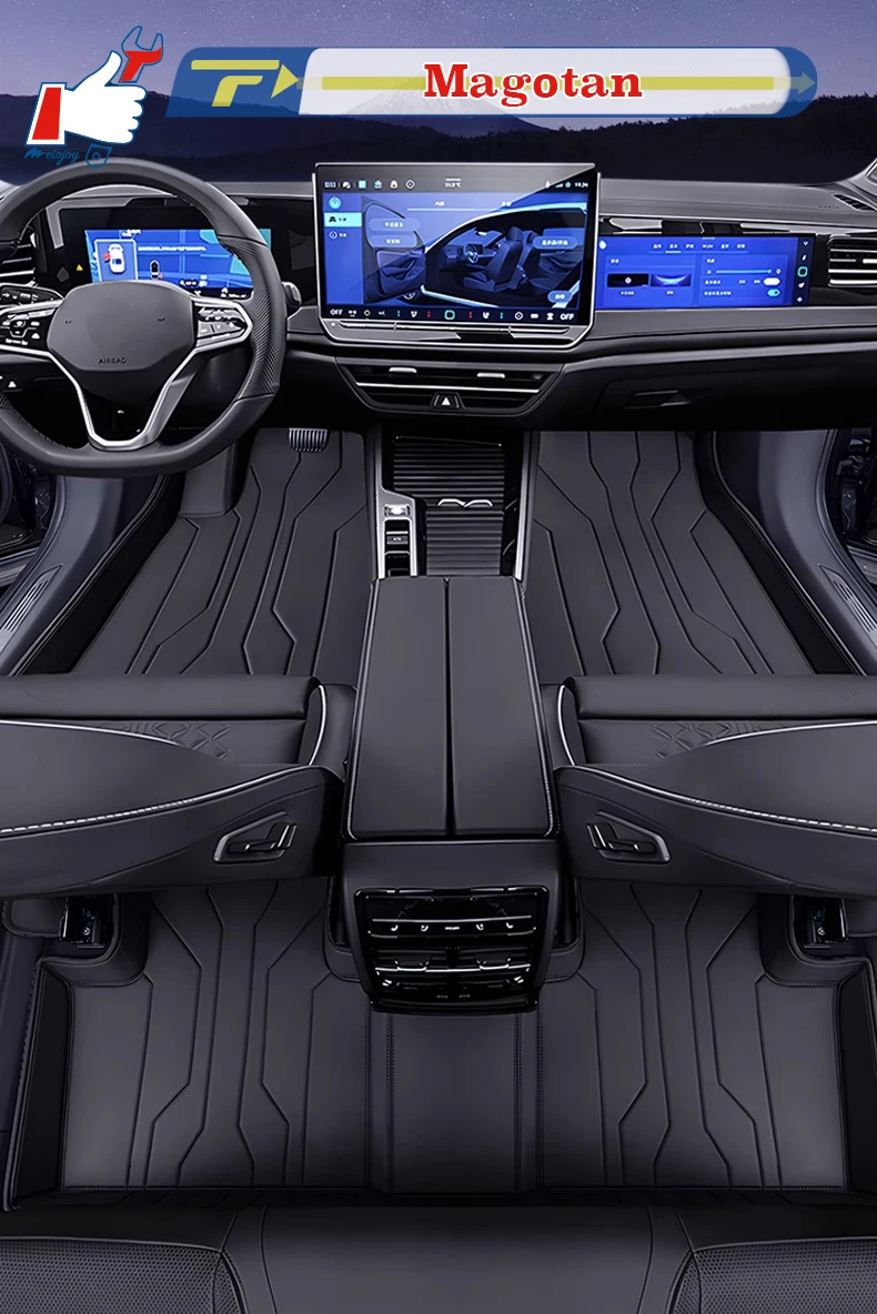 

Left-hand Drive Car Floor Mat For Vw Magotan 2016-2024 Full-Surround Foot Mat Mat Floor Liner Floor Carpet Water-proof Mat