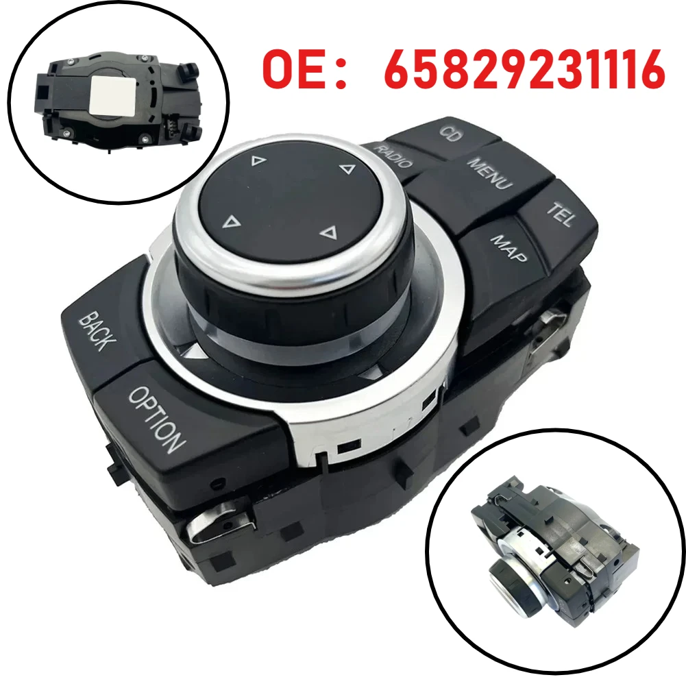 

Car 4 Pin Media Switch Controller OEM Compatible for BMW 1 Series E82 3 Series E90 X1 E84 X5 E70 X6 E71 Part Number 65829231116