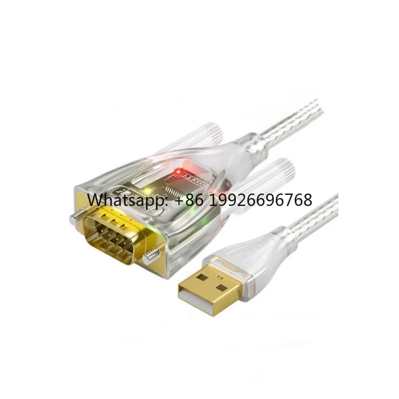 

DTECH IOT5080 USB2.0 a Male to RS232 Serial DB9 Male Adapter Converter Transparent Cable