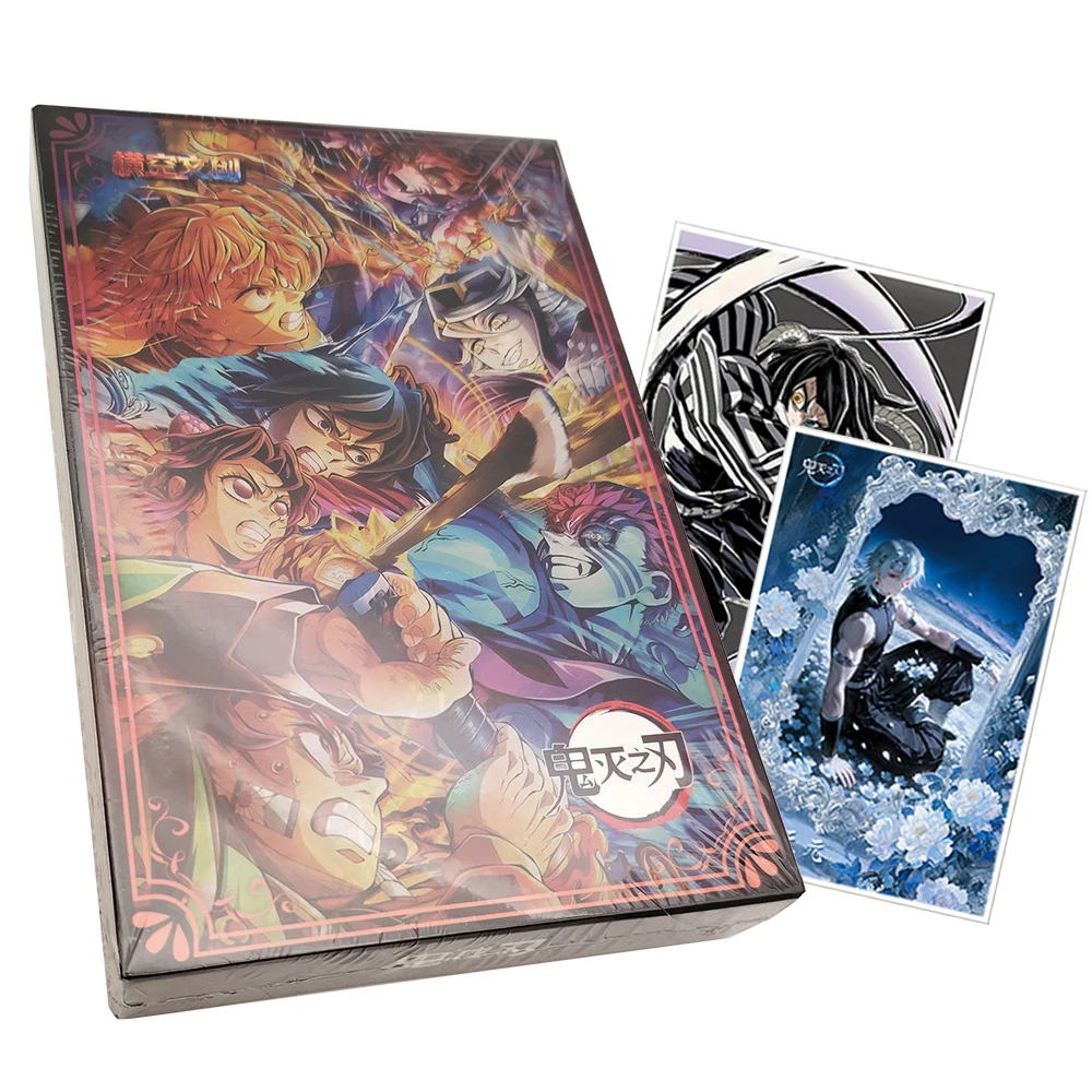 

Demo Slayer Rare Color Paper Card Toy Kamado Nezuko Kochou Shinobu Cute Q-Version Card Fans' Like Character Creative Peripheral