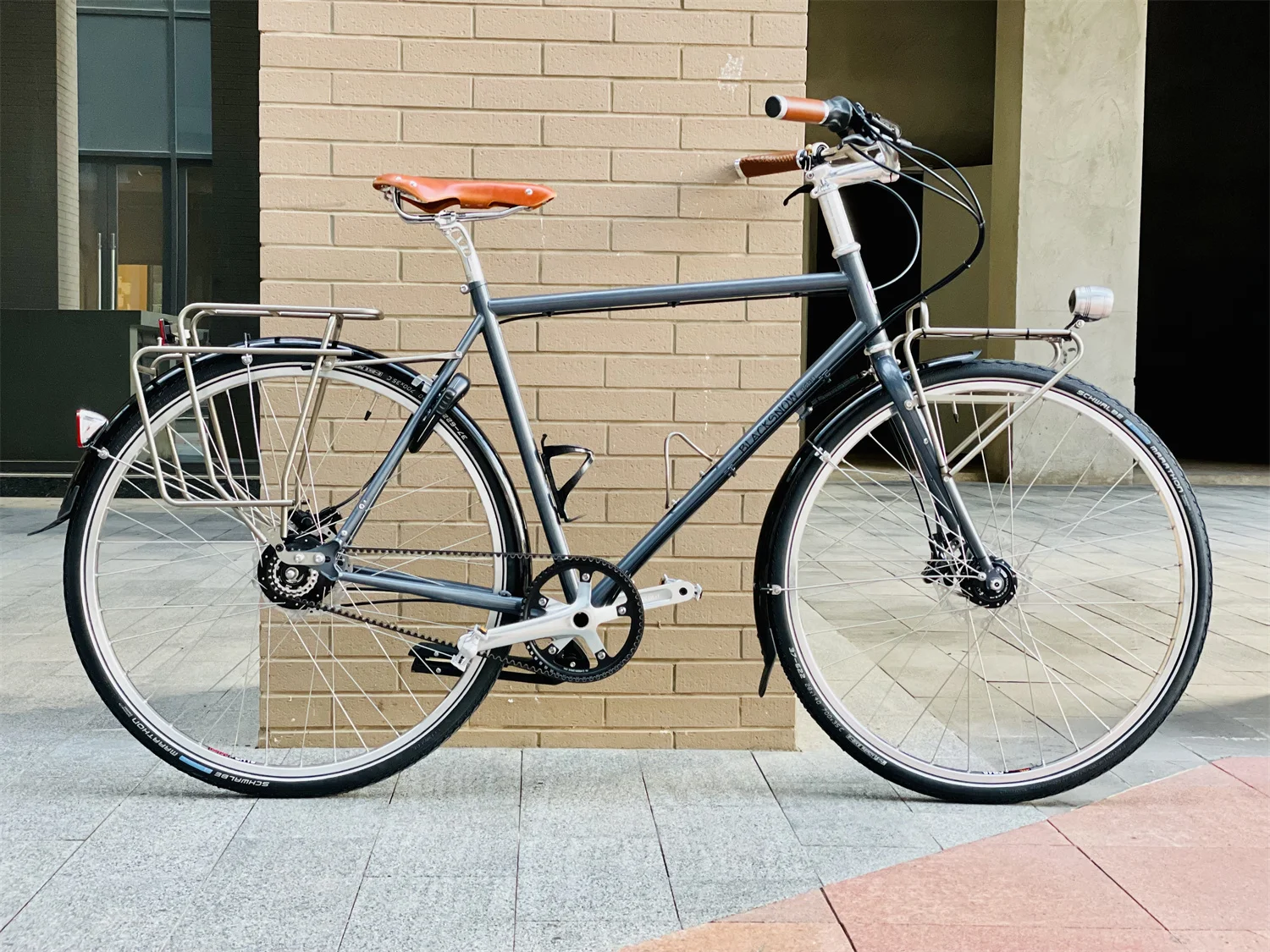 Blacksnow-Vélo de route vintage avec frein à disque, 14 vitesses, entraînement en carbone, roue de cyclisme, CDX, 700C