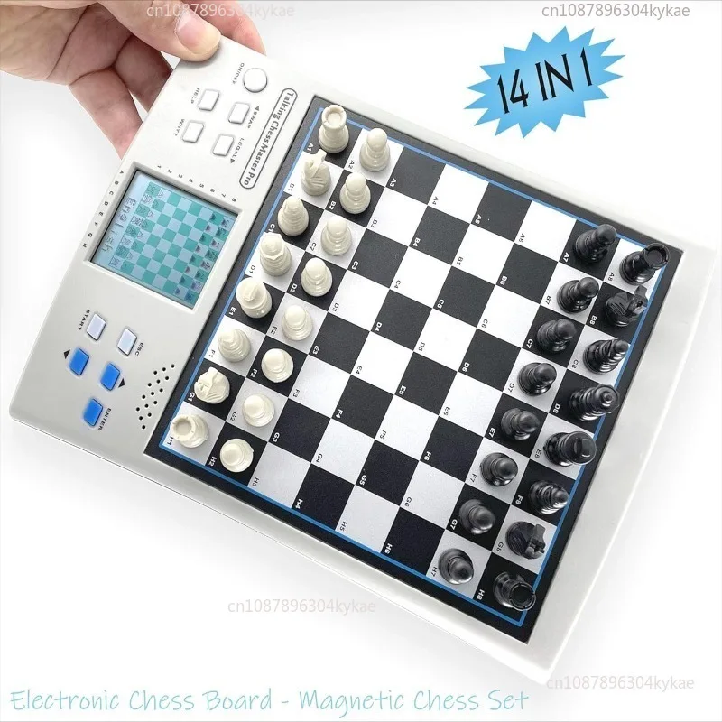 BeginnerschesscomputerelectronicboardwithtalkingEnglishGermanymagneticchesspiecesSelfTeachingProgram-AliExpress1420