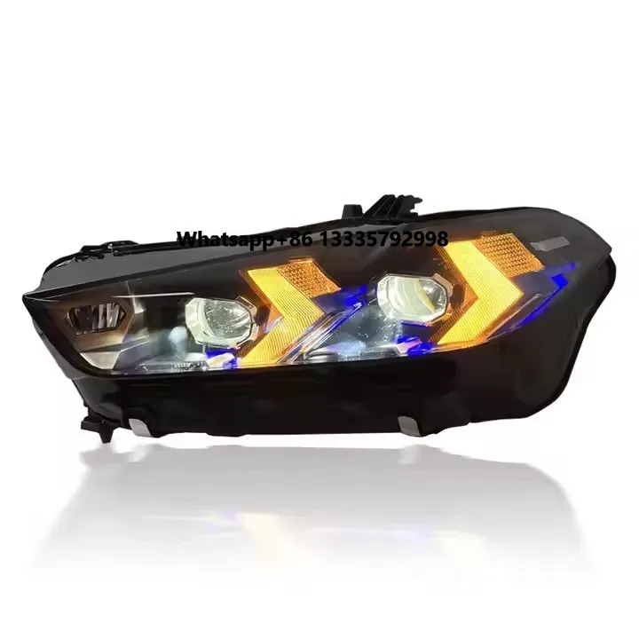 

Auto NEW Designed for BM/W X5 G05 Headlight Assembly 19-22 Modified LED Lens Front Lamps Daytime Running Light Turn Signal