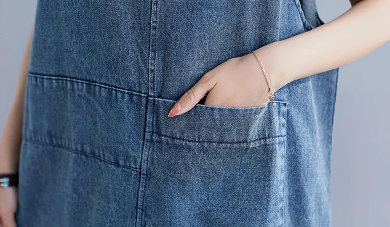 Primavera Estate Nuovo colore puro V-ne Svel Dr Lunghezza midi da donna Patchwork retrò Cinturino di grandi dimensioni Dr