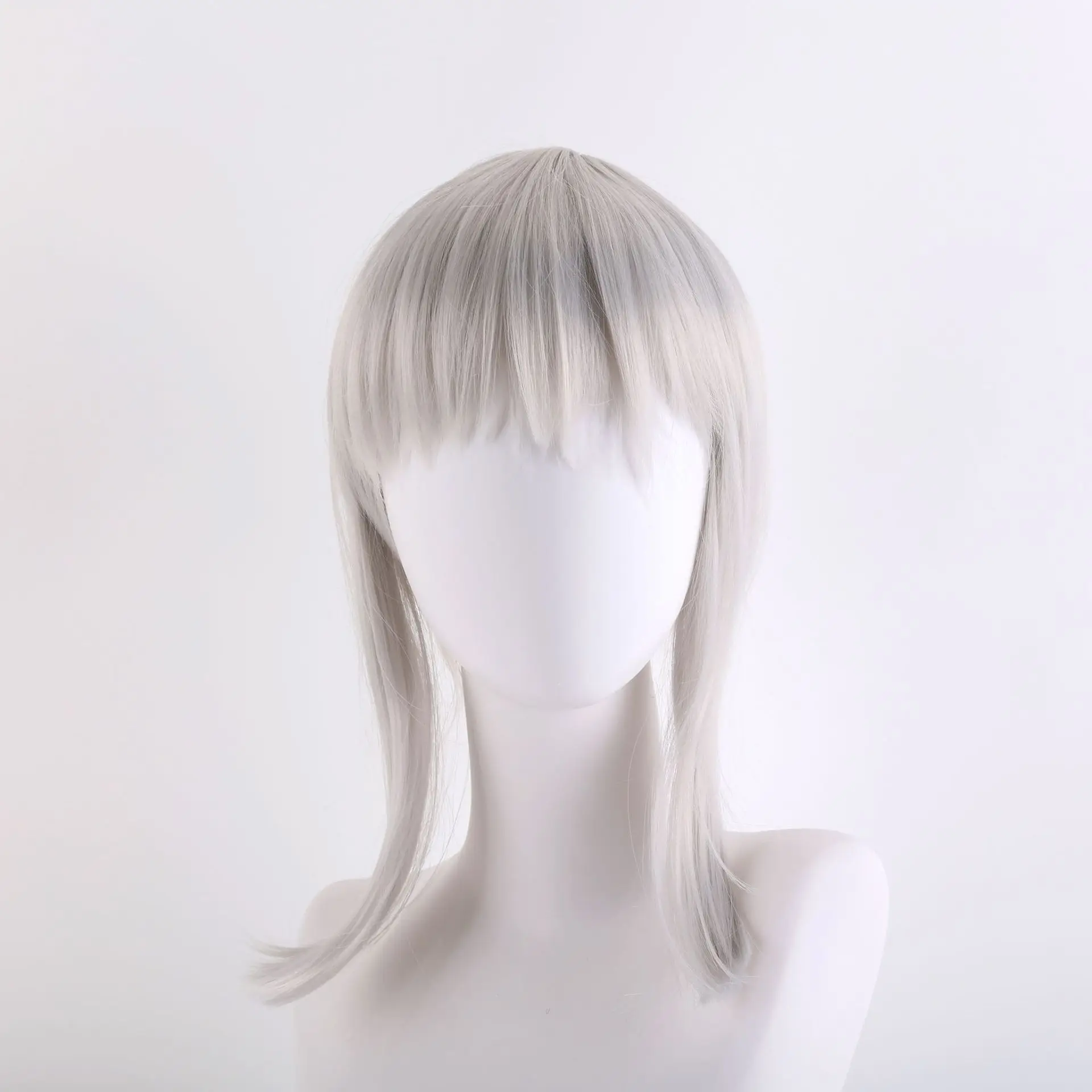 애니메이션 캐릭터의 코스프레에 적합한 다섯 번째 사람 캐릭터를 위한 풀 헤드 짧은 머리 코스프레 가발