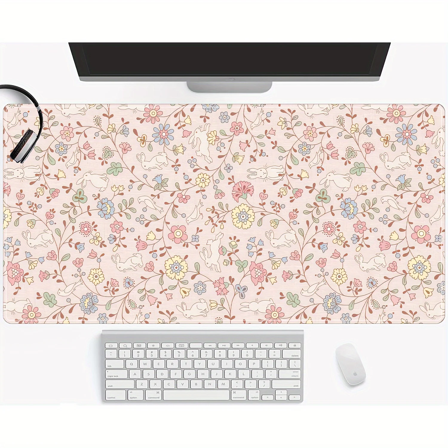 tapete-de-mesa-estendido-com-estampa-floral-rosa-brilhante-grande-mouse-pad-antiderrapante-com-bordas-costuradas-para-escritorio-e-casa