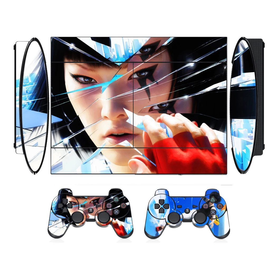 2902 Vinyl Skin Sticker Protector for Sony PS3 Super Slim and 2 Controller Skins Stickers