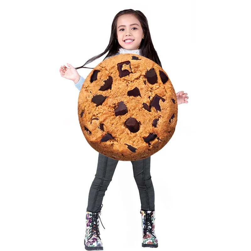 Menina Biscoito Meninos Leite Cosplay Casal Família Halloween Adulto Crianças Leite E Biscoito Traje