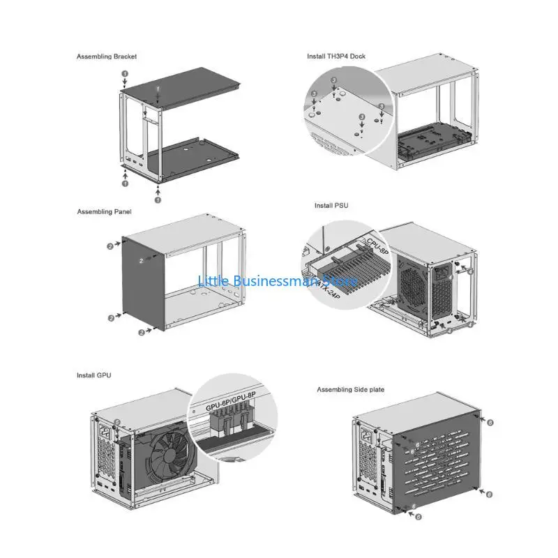 

Корпус для ПК — TH3P4G3 Thunderbolt-совместимый корпус с поддержкой для компьютера M76A
